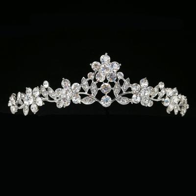 Legierung Kleine Krone Braut Kopfbedeckung Strass Krone Stirnband Krone Haar Zubehör Im Gleichen Stil