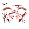 Temporary Face Tattoos for Party Halloween Tattoo Stickers, Waterproof Scary Makeup Decals Party, Funny Wound Scar Body Art Kids Adults Easy