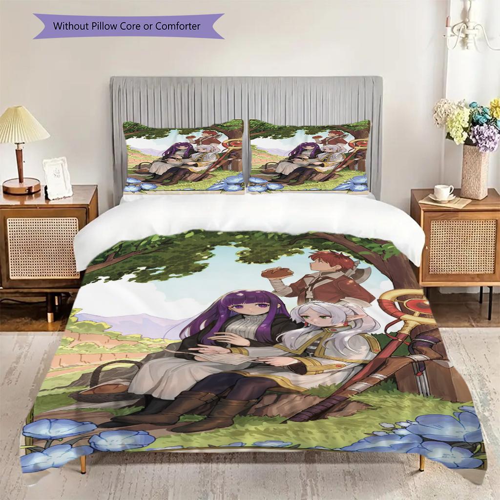 Companions Azure Threepiece Set 1 Duvet Cover 2 Pillowcase Without Core Gift Bedding Set Duvet Cover And Pillowcase Decorative Down Comforter