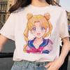 Sailor Moon 90S Divertente T Shirt Harajuku Vestiti Tshirt Estetica Gatto Anime Donna Carina Donna T