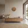 Wooden Wall Clock Symetria 30cm Oak