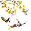 Outdoor Bird Feeder Outdoor Acrylic Windbreak Ball Bird Feeder