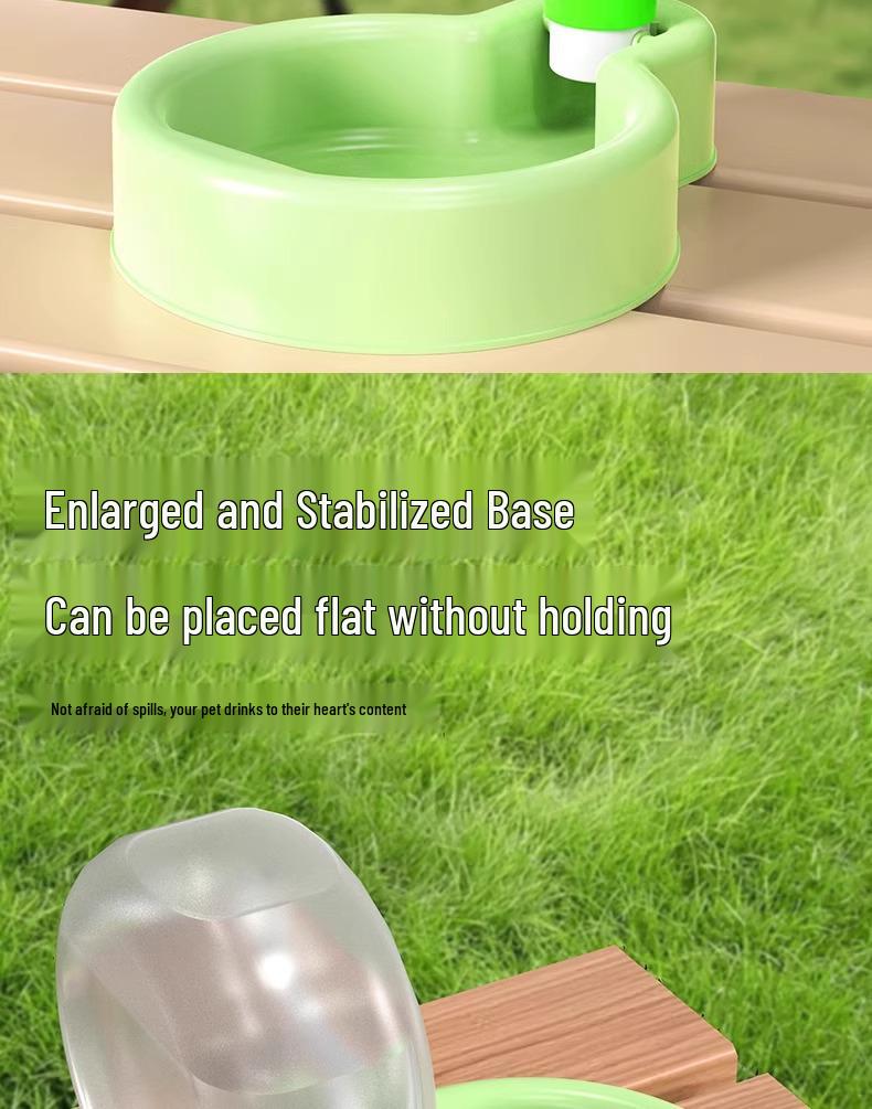 Skládací přenosný dávkovač vody pro psy na cestování venku