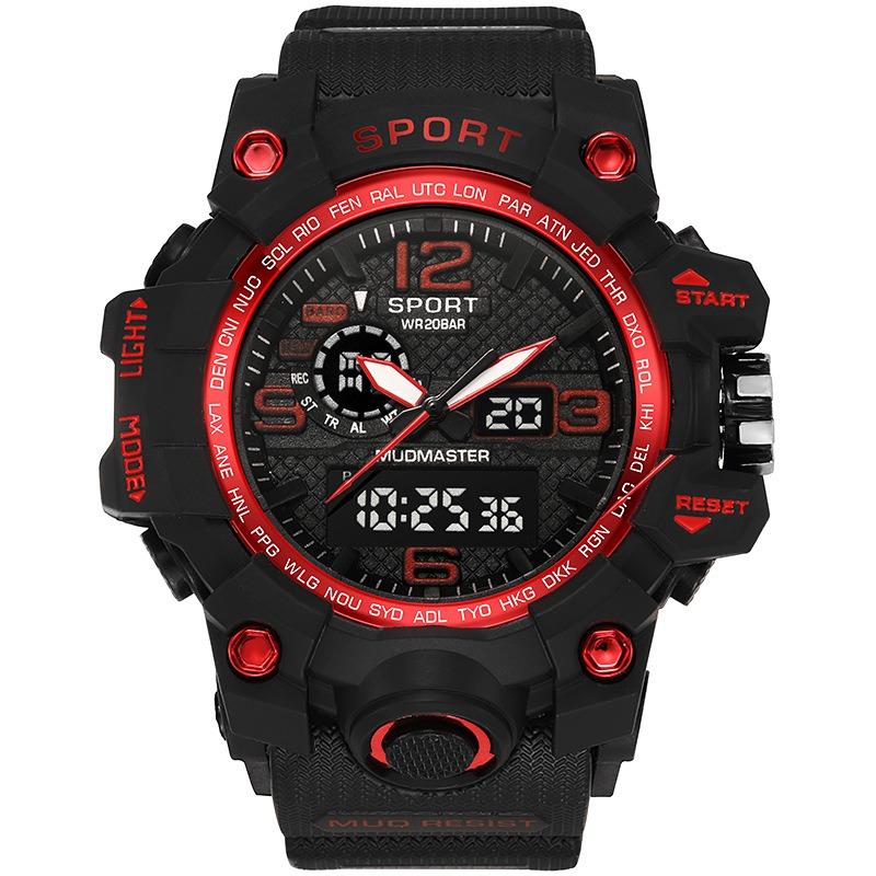 Electronic Watch Male Model Student Junior High School Youth Multi-functional Sports Male Model Luminous Electronic Watch