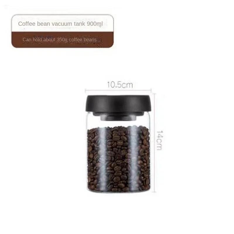 Borosilicate Glass Kitchen Storage Jars, Coffee Canisters with Airtight Lid Seal, Food Storage Containers Tea, Sugar, Candy
