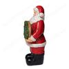 Santa Claus Statue Christmas Home Decor Multi-Purpose Lovely Christmas Figurine Ornament for Holiday Party & Festive Table Decor