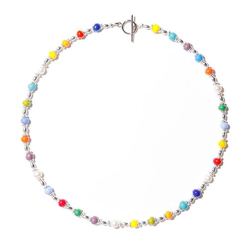 Armo Aurora Beads + Pearl Necklace