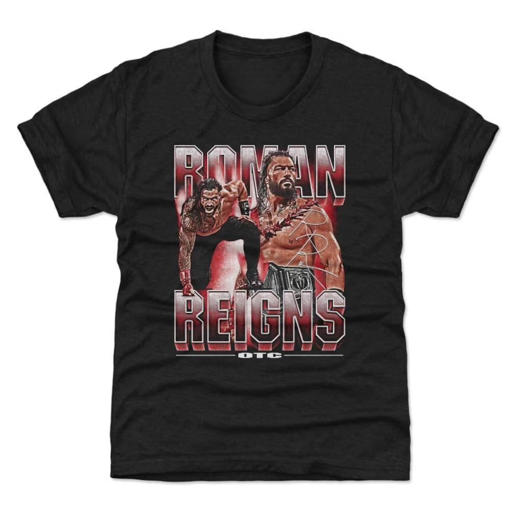 

2026 New Summer Model Roman Reigns Comfortable and Oversized Parent-child Best-selling Men s High Quality Casual Y2K T-shirt ... S разноцветный