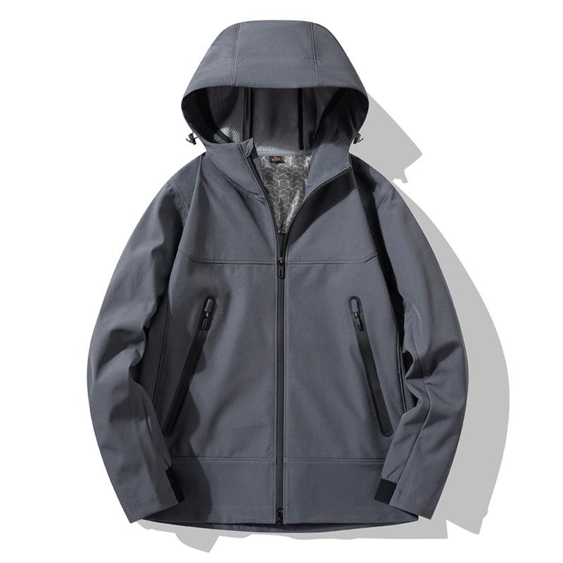 Unisex Graphene Softshell Windbreaker Jacket 2024: Light, Windproof Travel & Hiking Wear for Spring & Autumn.