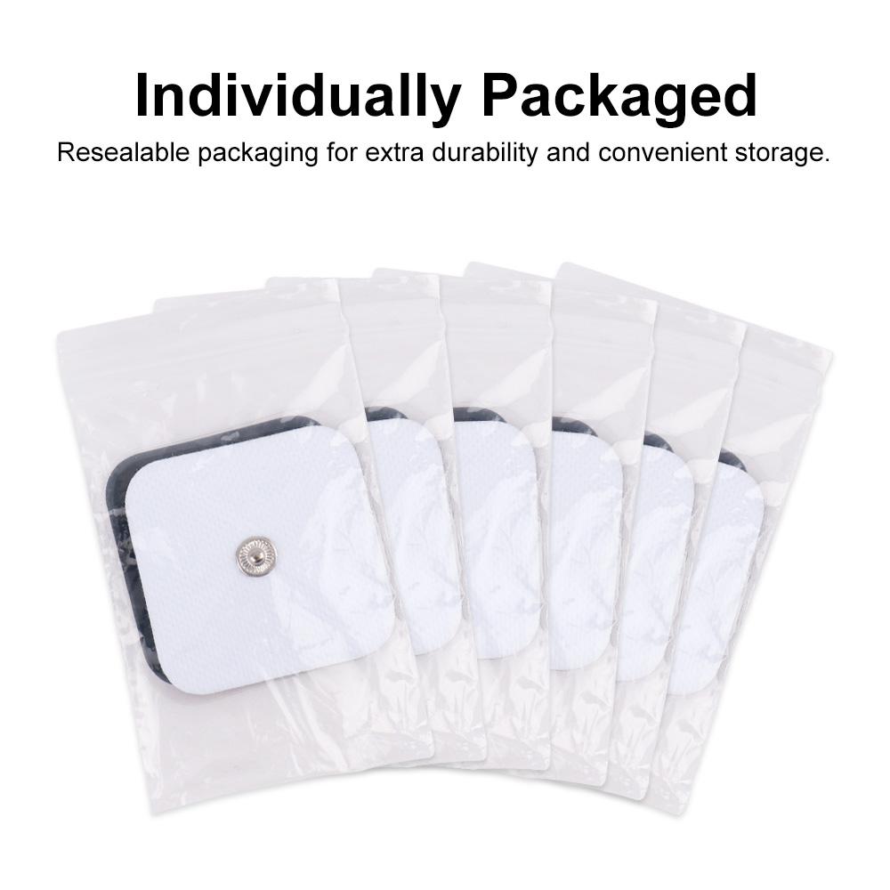 4x4cm/5x5cm Electrode Pads Gel for Tens Acupuncture Physiotherapy Machine Slimming Pulse Ems Muscle Stimulator Massager Sticker