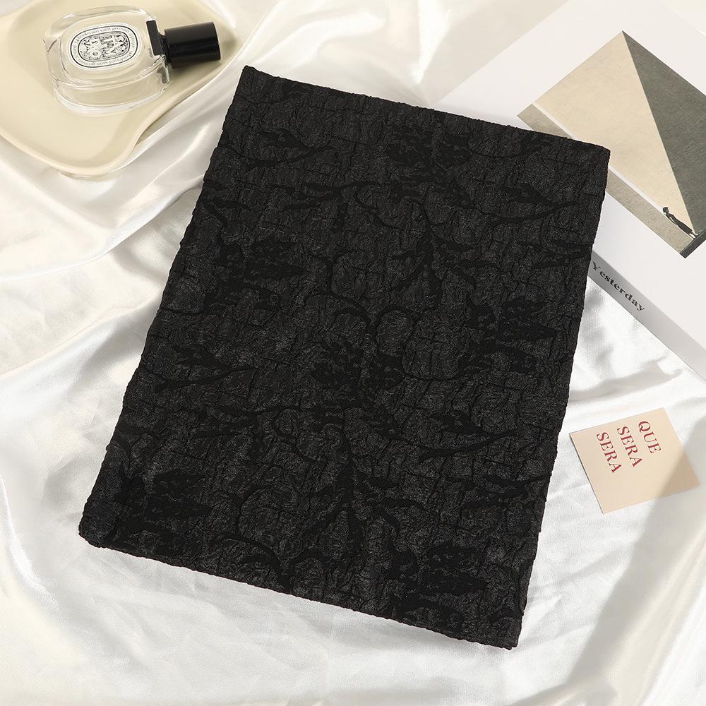 3D Fabric DIY Pop-up Photo Album & Document Book A4, Black Card чёрный
