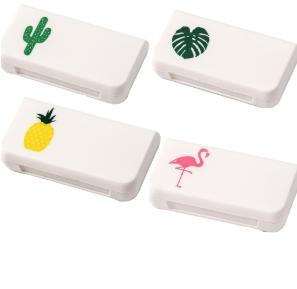 Portable Pill Organizer 3 Compartment Weekly Daily Pill Box Small Mini Medicine Dispenser Storage Container Case for Home Travel