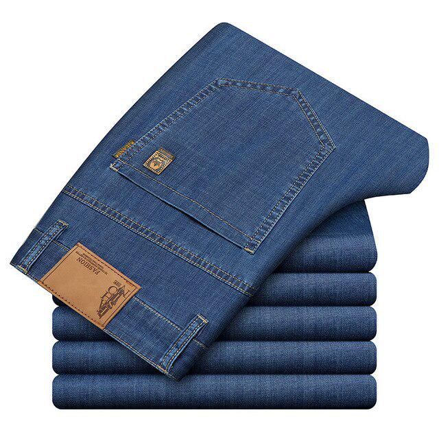 

Летние повседневные джинсы мужские джинсовые брюки 29 небесно-голубой