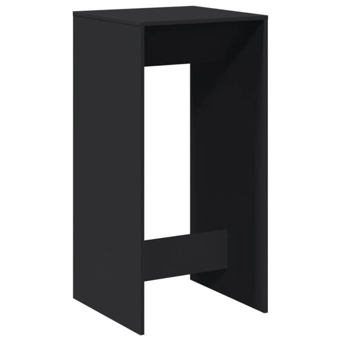 VidaXL Bar Table Black 51x50x103.5 Cm Engineered Wood 854419