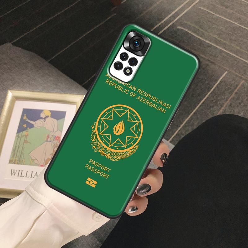Azerbaijan Flag Funda For Xiaomi Redmi Note 14 13 Pro 9 10 11 12 Pro 10S 11S 12S Redmi 14C 13C 10C 12C Case