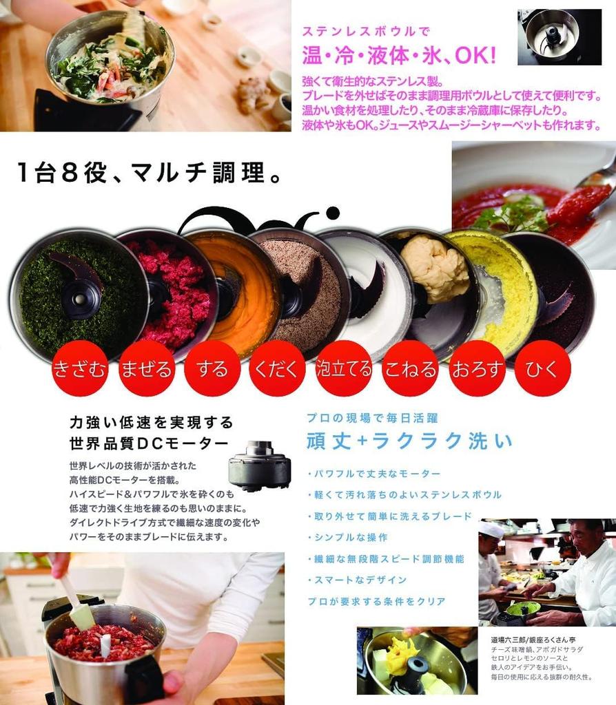 Yamamoto Denki Mastercut MB-MM56SL Large Capacity Food Processor (Silver) with Recipe Book and Sanberm Dishcloth Set