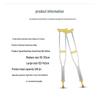Anti-Slip Crutches for Seniors, Young People, or Recovery: Walking, Double Crutches, Sticks, and Walkers.