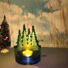 2pcs, Pine Grove Candlestick Inserts, Crystal Drip Molds, Diy, Pine Tree Shape, Candlestick Inserts, Silicone Molds, White, Handmade Hobbyist Gifts,