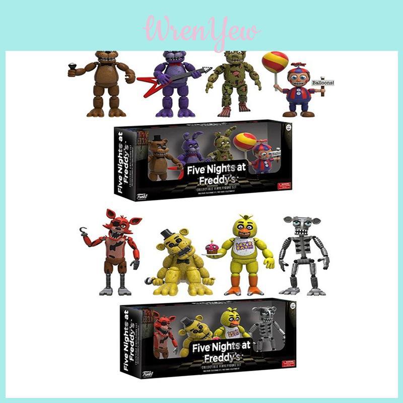 Figurines d'Action Exquises Fnaf Pizza Simulator 4cm Parfait Pour les Cadeaux d'Enfants et les Collectionneurs