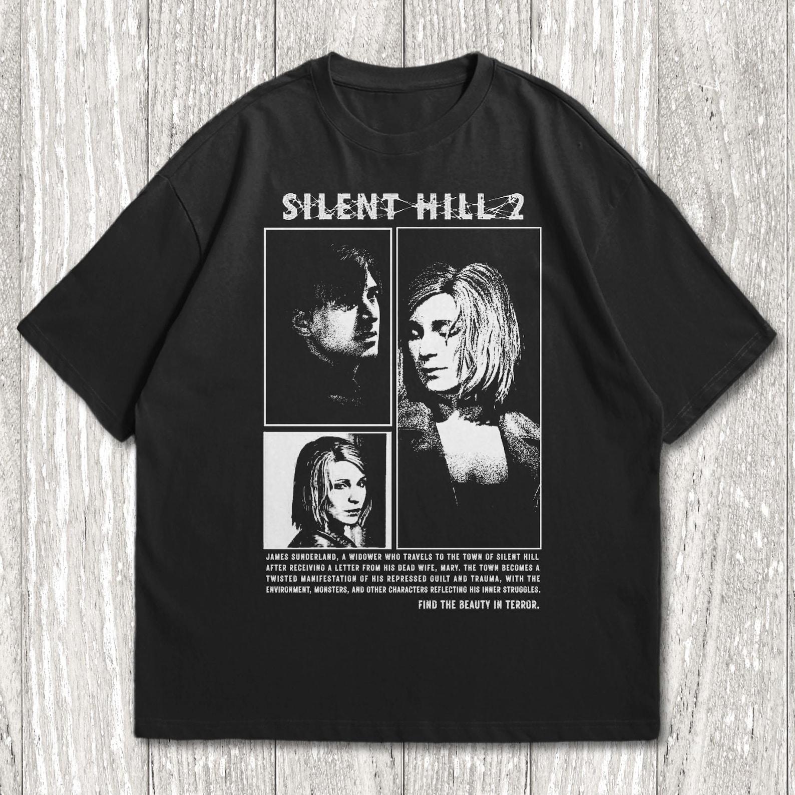 Vintage 90s Bootleg Style Silent Hill II T-Shirt, James Sunderland T-Shirt, Retro Silent Hill II Gifts For Man And Women Unisex T-Shirt M