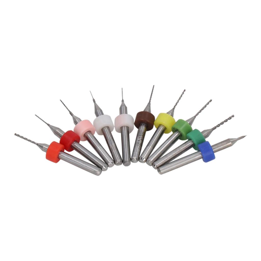 10 Pcs   Drill Bit Set 1Celsius8in Shank Tungsten Steel Strong Abrasion Resistance High Hardness Drill Bits