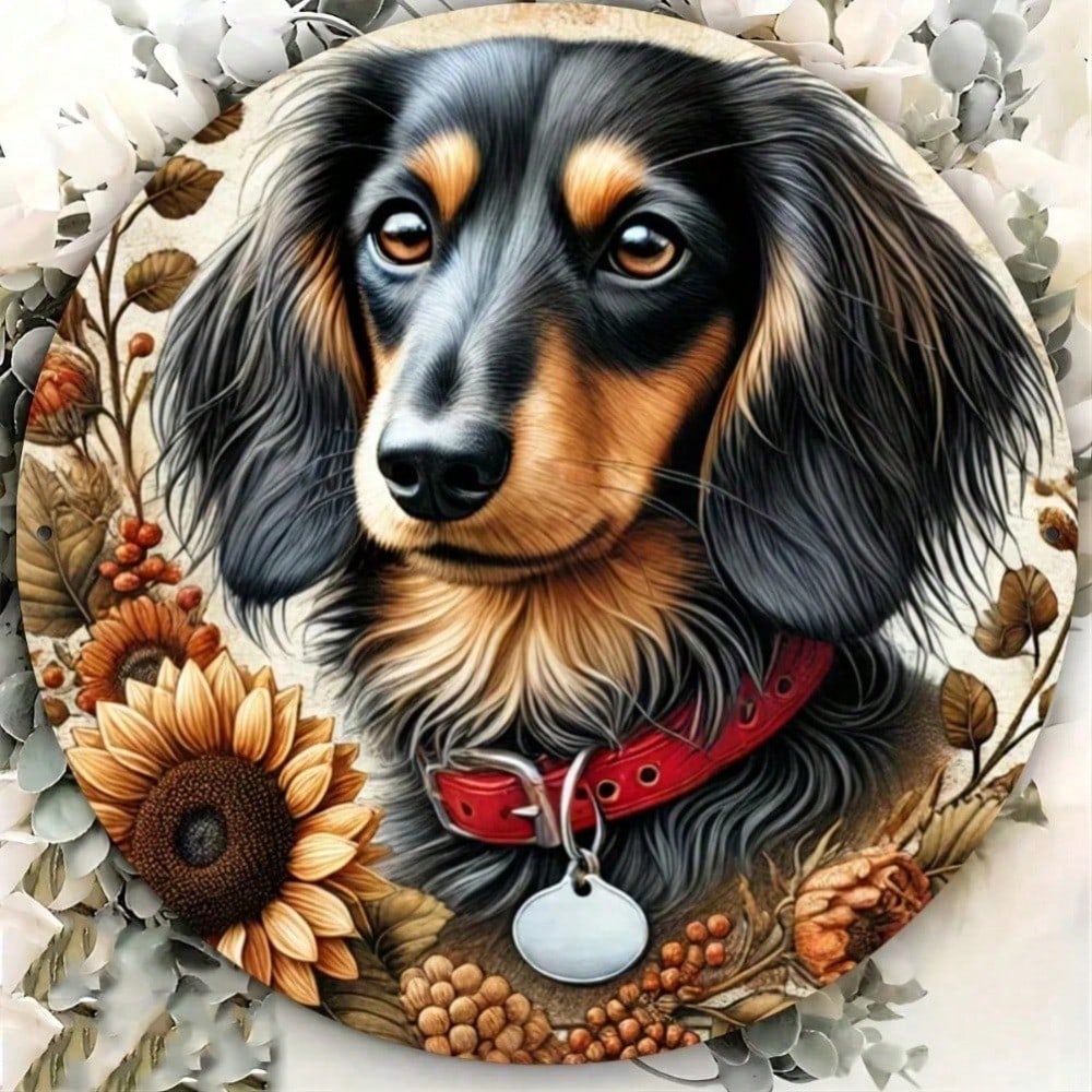 

Vintage Round Metal Wall Art Hanging Sign for Home Decor Living Room Bedroom Porch Patio 20x20 різнокольоровий