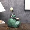 African Women Sculptures Exotic Tribal Lady Figurines Statue Collectible Art Crafts Desktop Ornament Home Office Decors