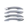 Car Decoration Door Handle Cover For Hyundai Sonata - Carbon Fiber Silver Cars Accessories Styling Upgrade