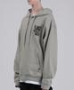 Slogan Logo Hoodie Khaki