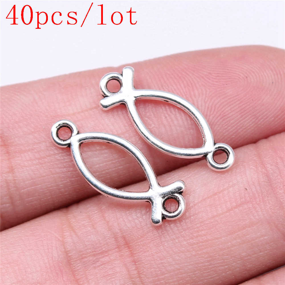 Fish Bone Charms For Jewelry Making Pendant Diy Crafts Accessories