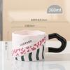 High Temperature Resistant Animal Texture Single Cup Milk Cup Cute Ceramic Cup Souvenir Niche Simple Mug High Appearance