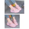 Girls' Board Shoes Autumn Small White Shoes Elementary School Cartoon Casual Shoes School Girls Princess Single Shoes Cute Pink
