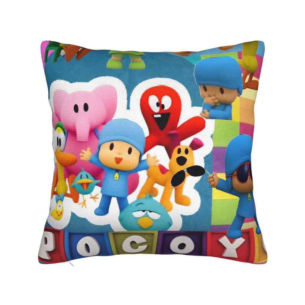 Decorative Pillow Cover Pocoyoes Cartoon Comdy Stuff Home Throw Pillow Case Cover Drop Shipping Multi-Size