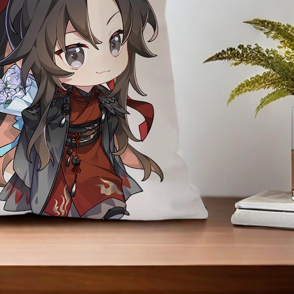 Cute Anime M-Mo D-Dao Z-Zu S-Shi Cartoon For Bedroom Car Coffee Shop Room Soft And Living Room Sofa Decorative Pillow Cover Case