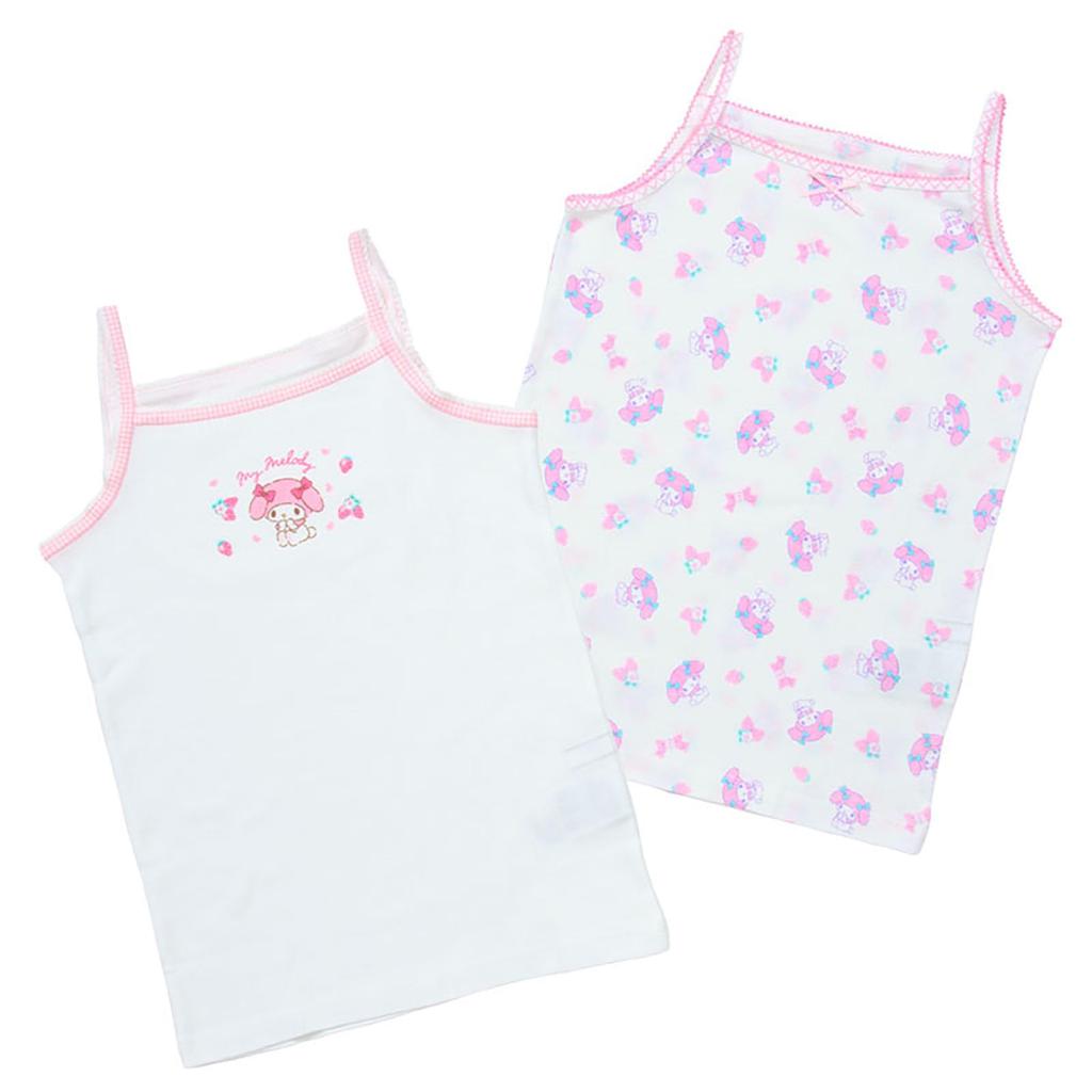 Sanrio Camisole Set of My with Name Tags Kids' 2, Melody, 120cm, 100% Cotton, (Product Number 152595)