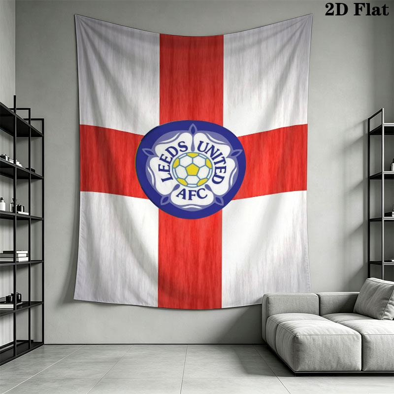 LUFC logo  Wall Hanging Printed Fabric Blanket Decorative Tapestries for Bedroom Living Room Home Decor