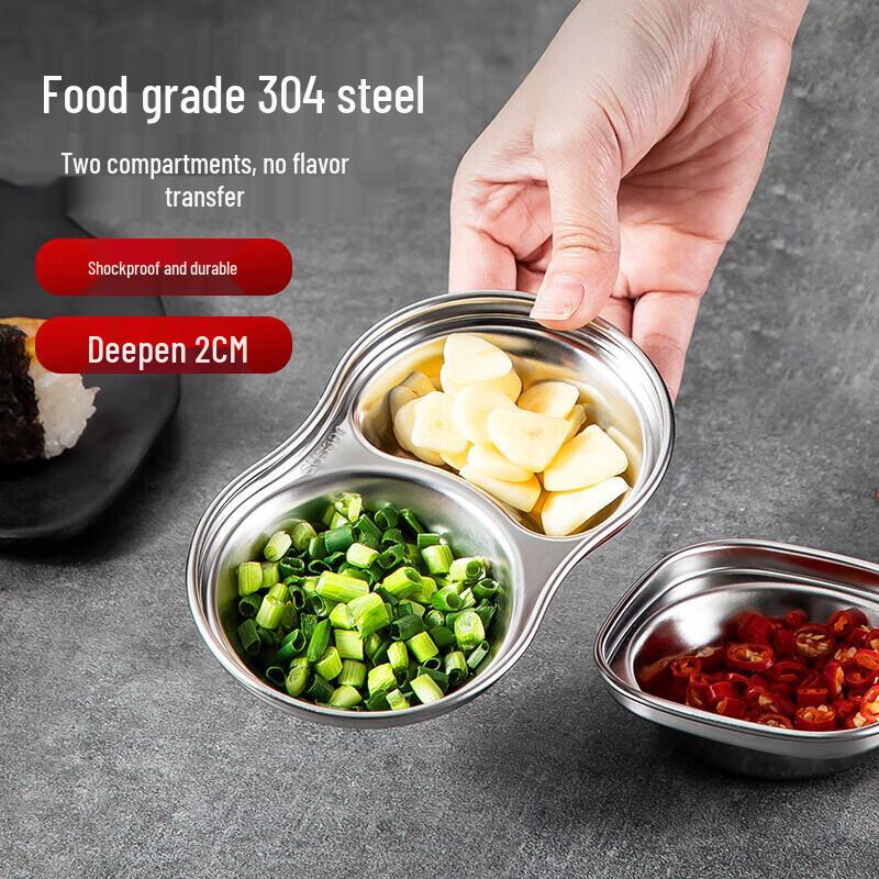 

Meichu 304 Stainless Steel Sauce Dishes