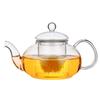 High-Temperature Resistant Glass Teapot Set with Thickened Borosilicate Teacups for Kung Fu Tea.