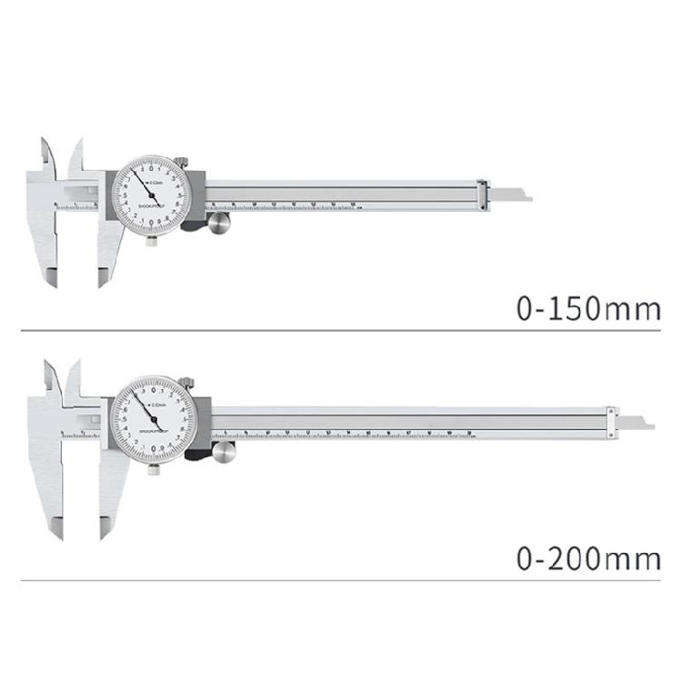 Dial Caliper VernierCaliber Measuring Micrometer Ruler Pachymeter Carpentry Tool