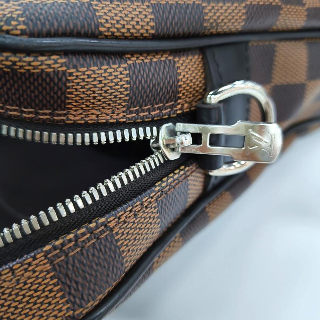 [Pre-Owned] Document Holder Travel Classic Monogram Commuter Canvas Briefcase Laptop Bag Shoulder Crossbody Tote Small - Very Good #NFZ089