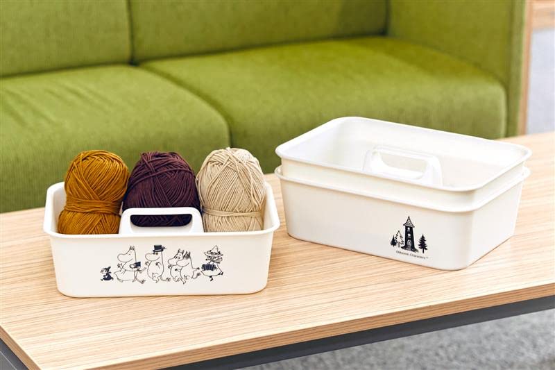 Trusco Moomin Tote White Order Tray, (Mail Only) MOKTLPE-W