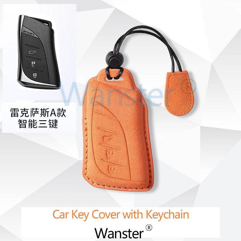 

Suede Leather Car Remote Key Protector Case Cover For Lexus Nx Es Ux Us Rc Lx Gx Is Rx 200 250H 350H Ls 450H 260H 300H Ux200