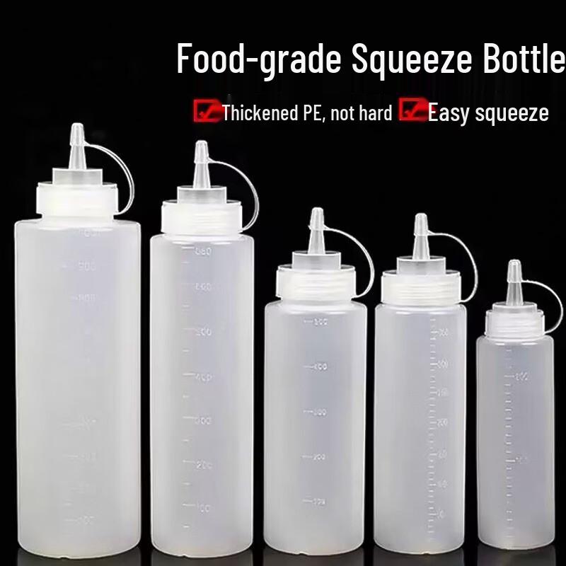 ZISIZ Plastic Squeeze Sauce Bottle
