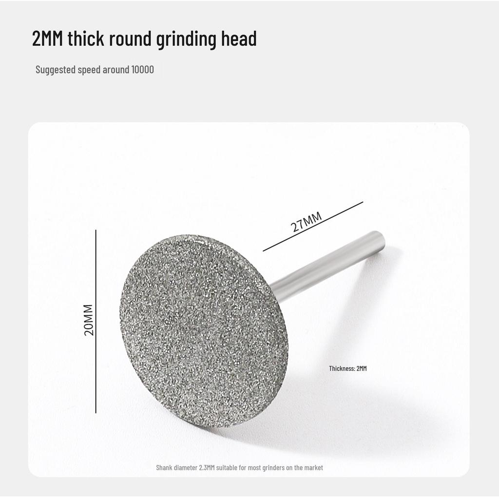 Nail Shaping UFO Disc: Trapezoid Sanding Head for Pre-treatment and Grinding