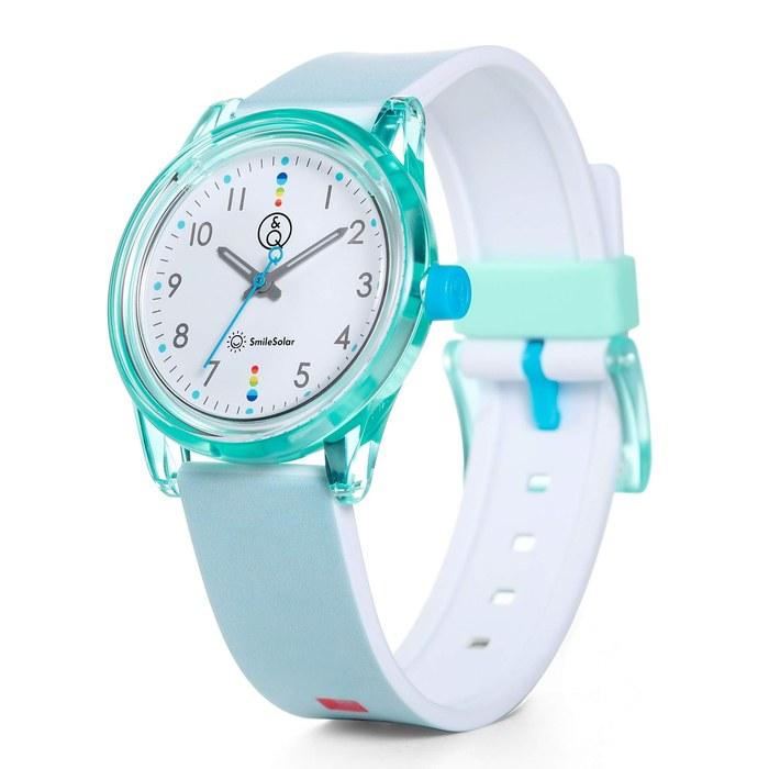 Q&Q SmileSolar Watch Solar Analog Matching Style Waterproof Urethane Band RP26-008 Men's Green