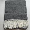Woven Jacquard Herringbone Fringe Blanket Soft Acrylic Couch Sofa Bed Cover Decorative Throw