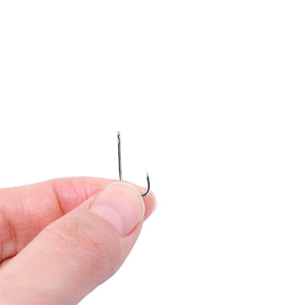 Anti-rust Sharp Offset Narrow Bait Hook Long Shank Fishing Hook High Carbon Steel Barbed Fishhook