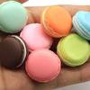 100Pcs Mini Macarons Cake Resin Flatback Cabochons Kawaii Simulation Dessert Macarons Cake Food Slime Charms Hair Bow Center DIY