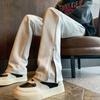 Cleanfit black sweatpants men's autumn and winter American high street pants zipper pants trendy brand slim-fit sports straight-leg pants