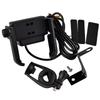 Motorcycle Phone Holder with Charging for Mirror Mount Strong For Construction Fits Most Motorcycles and Ebikes